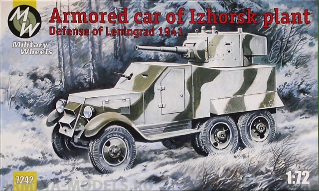 MW7242 Броневик Ижорского Завода 1941 MILITARY WHEELS KITS