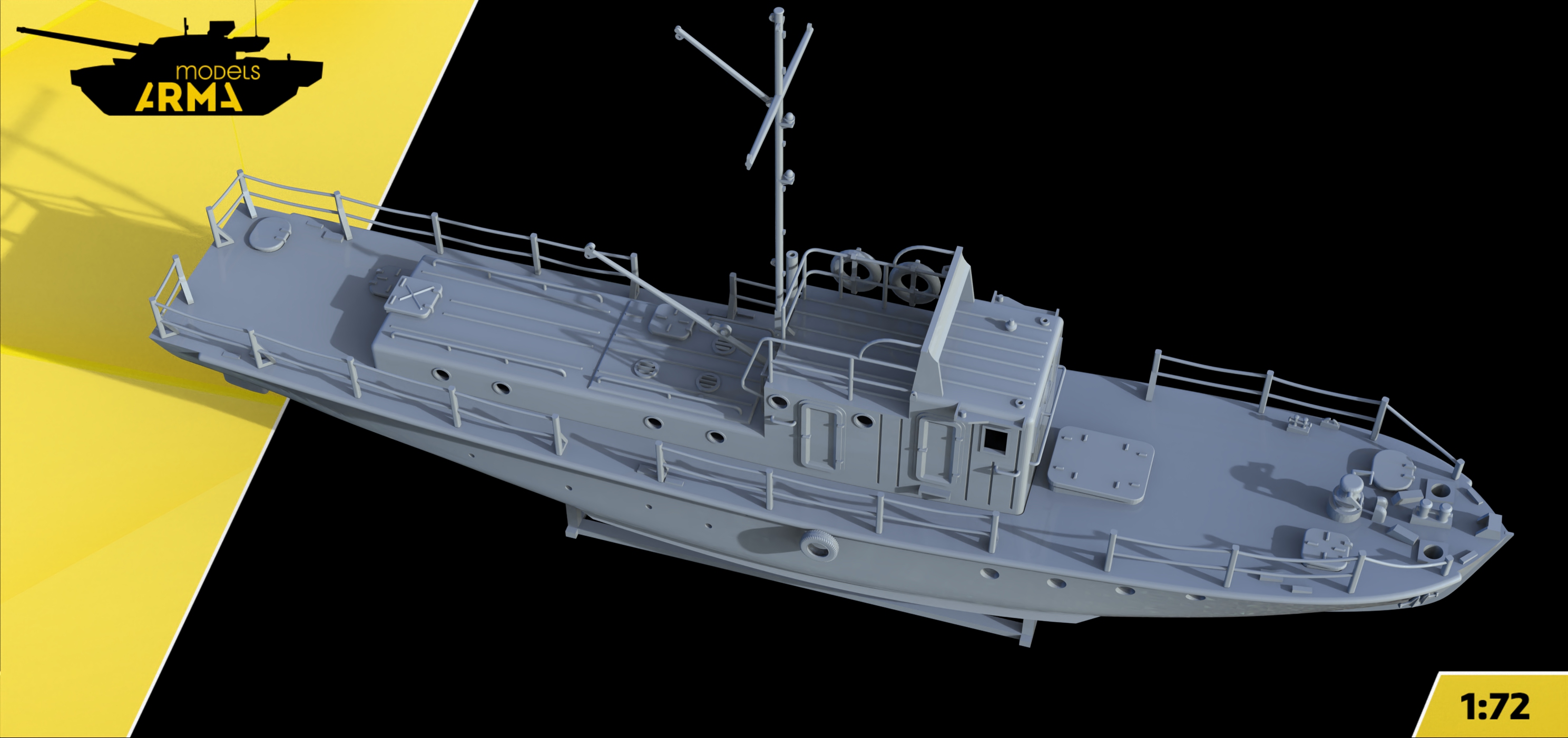 AM72417 Катер проекта 376 Ярославец Arma Models