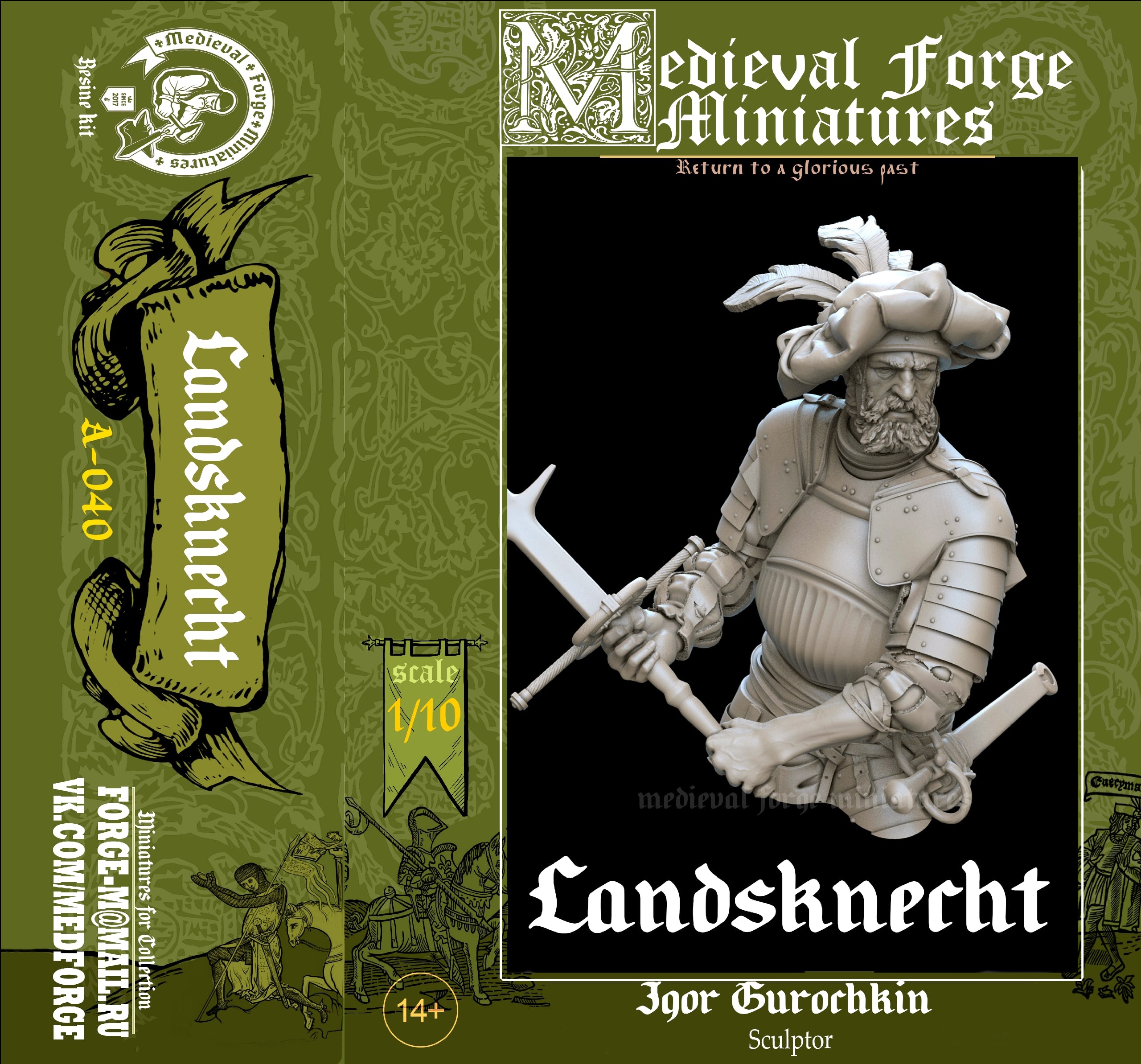 A-040 Landsknecht Medieval Forge Miniatures