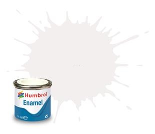 AA1434 Краска эмалевая No 130 Белый - Satin - Tinlet No 1 (14ml)