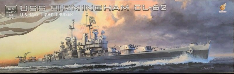 VF350921DX USS BIRMINGHAM CL-62 Very Fire