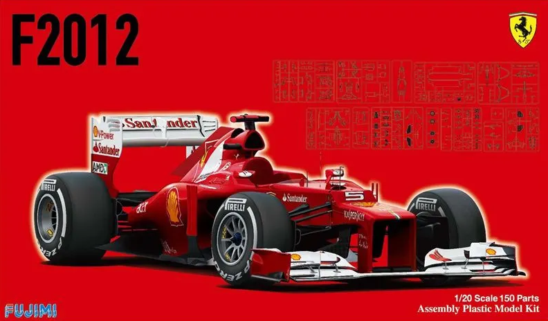 FU09199 Ferrari F2012 Malaysia GP Fujimi