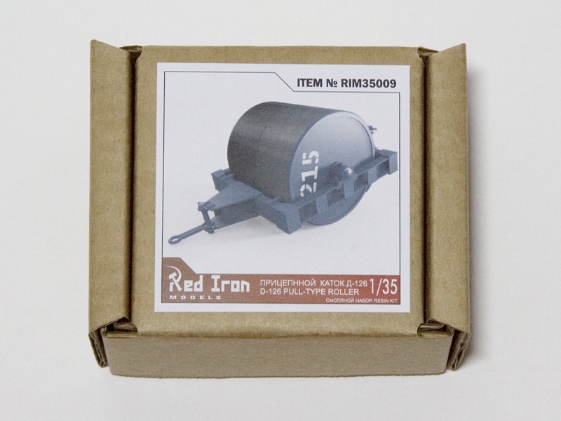 RIM35009 Прицепной каток Д-126 (Для тракторов С-60, С-65), масштаб 1/35 Red Iron