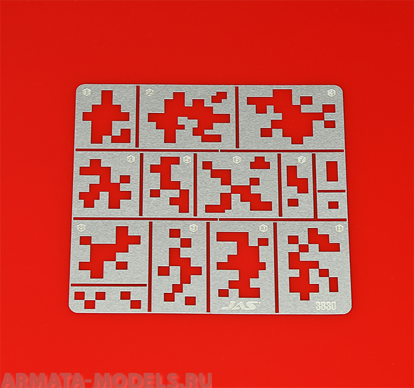 3830J Трафарет Цифровой камуфляж, крупный