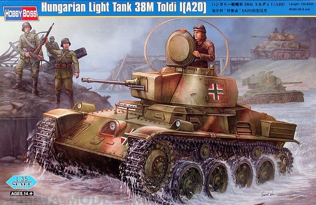 82477 Легкий танк Hungarian Light Tank 38M Toldi I (A20) Hobby Boss