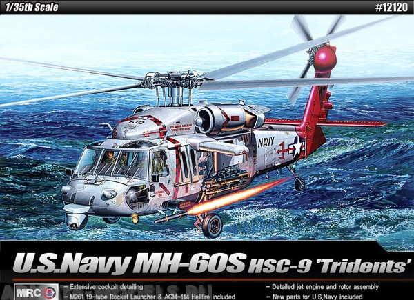 12120 Вертолёт  MH-60S HSC-9 Tridents Academy