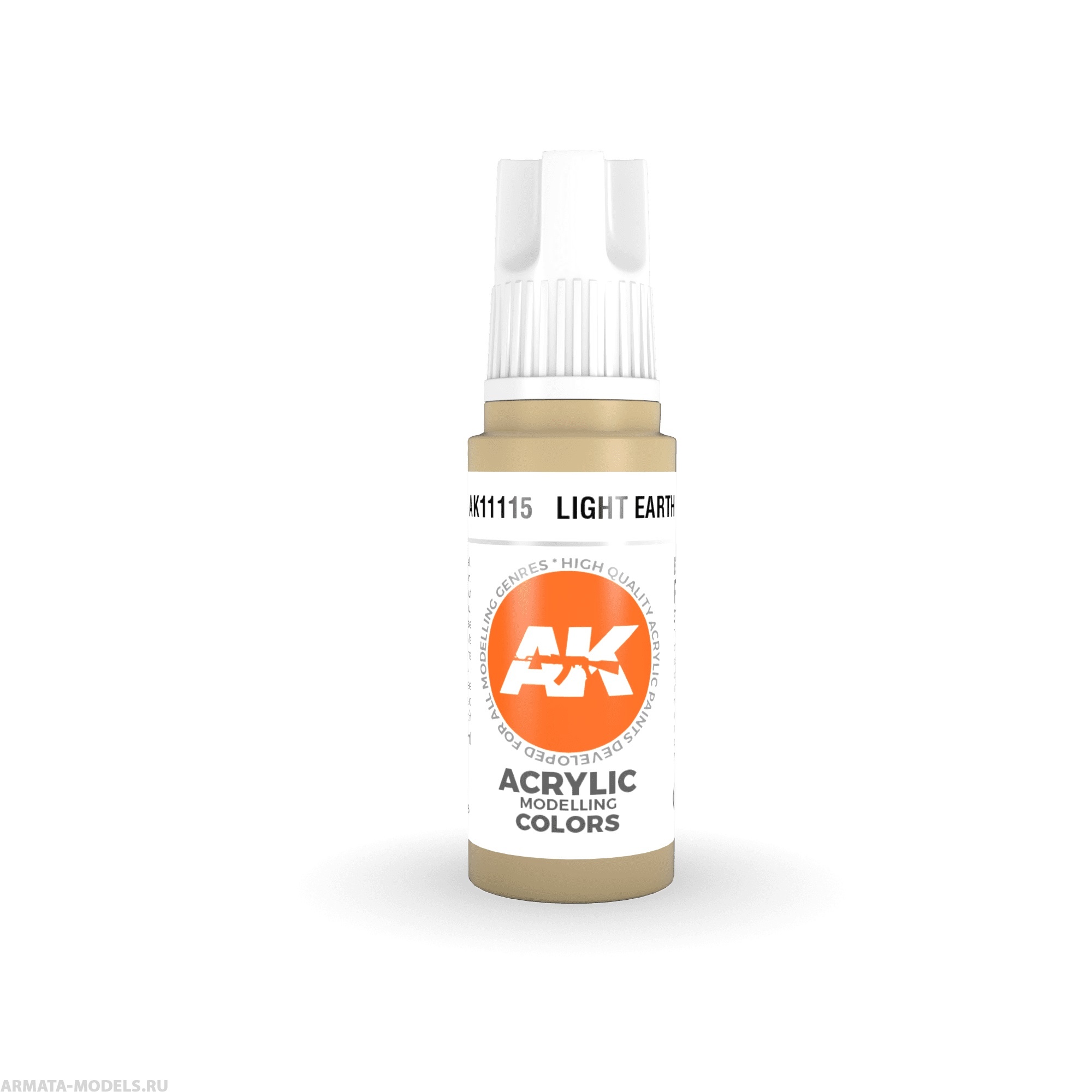 AK11115 Краска акриловая Light Earth 17ml