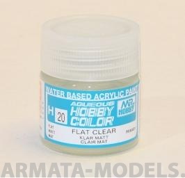 H020 Лак акриловый матовый т.м. MR.HOBBY 10мл