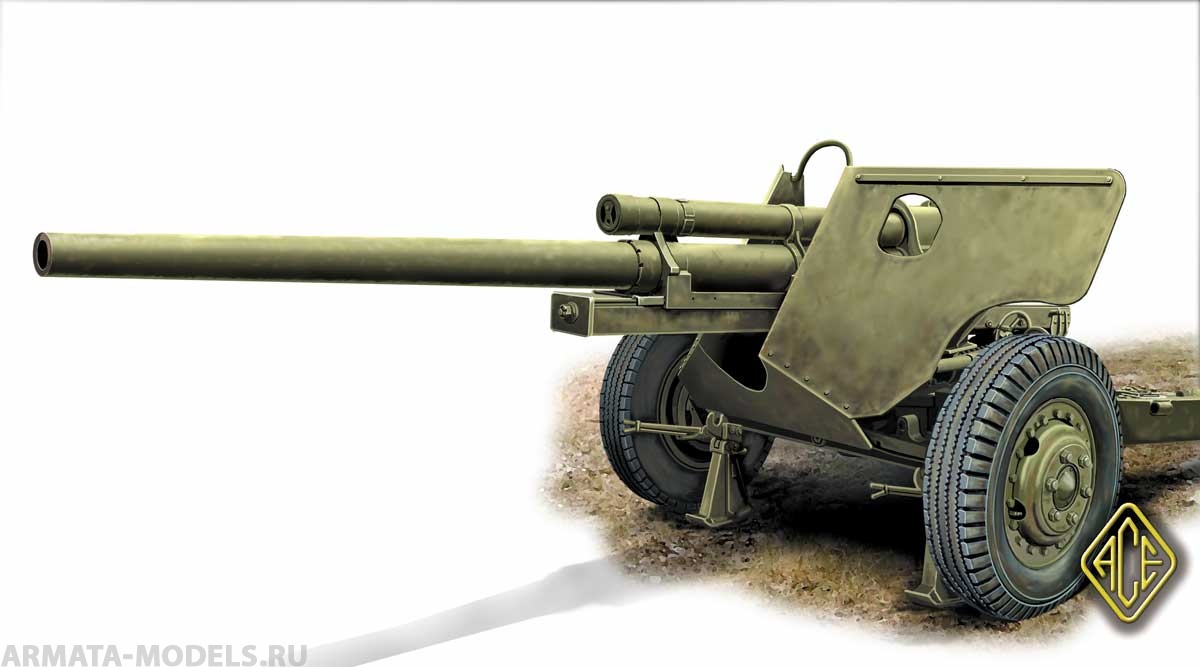 ACE72531 Американская трехдюймовая ПТП М-5 на лафете M6 ACE