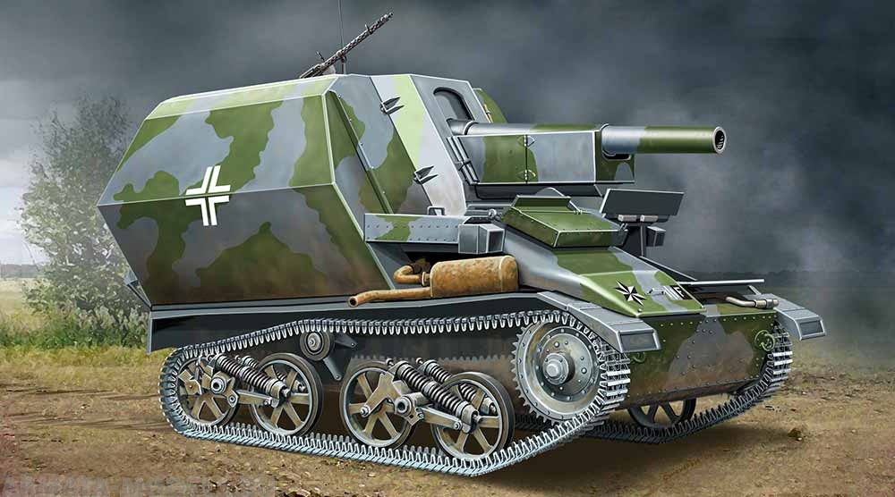 ACE72293 САУ 10,5 leFH-16 Sfl. Auf Geschuetzpanzer ACE