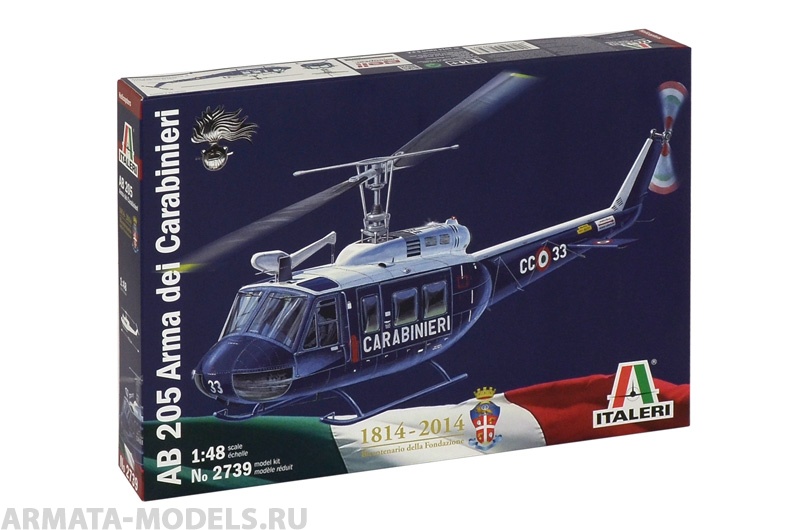 2739ИТ ВЕРТОЛЕТ AB-205 Italeri