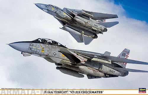 09851 Самолет F-14A Hasegawa