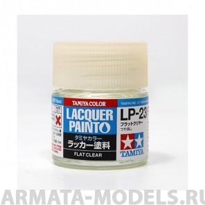82123 LP-23 Flat Clear (лак прозрачный матовый)10мл.