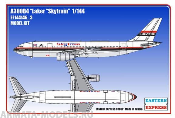 ЕЕ144146_3 Авиалайнер  А300B4 LAKER SKYTRAIN Восточный экспресс