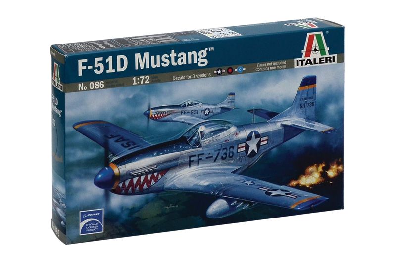 0086ИТ Самолет F-51D Mustang Italeri
