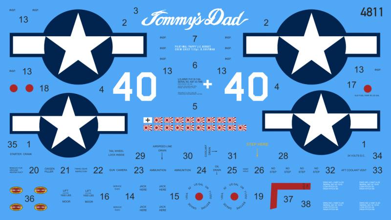 4811 P-51C Mustang - истребитель USAAC InScale