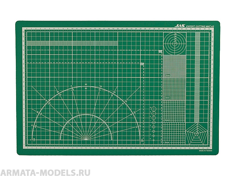 4503J Коврик для резки самовосстанавливающийся 3-х слойный, А3, 300х450 мм