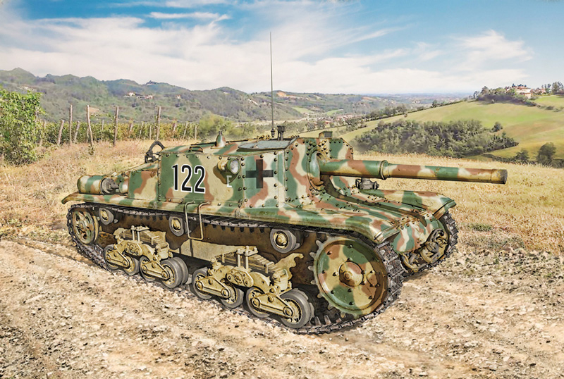 6759ИТ SEMOVENTE M42 da 75/34, обновленная версия Italeri