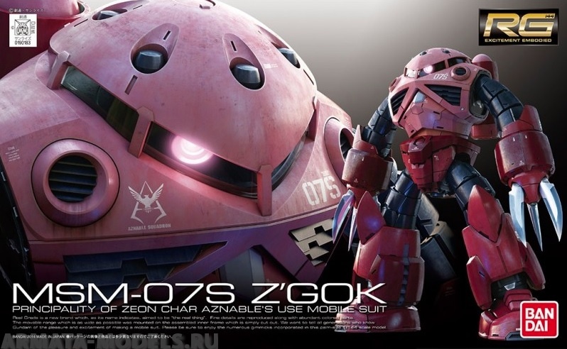 BND-2247112 MSM-07S Char`s Z`Gok (RG) Bandai