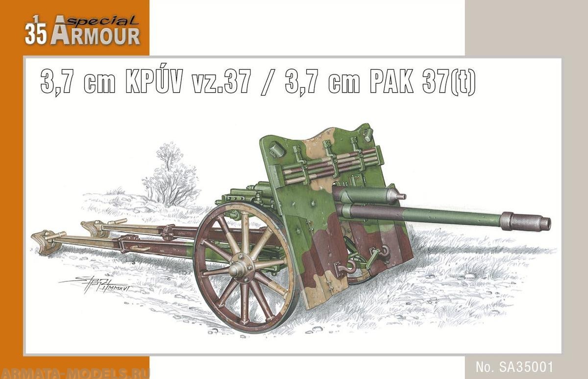 SA35001 3,7 cm KPUV vz.37 / 3,7 cm PAK 37(t) Special Hobby