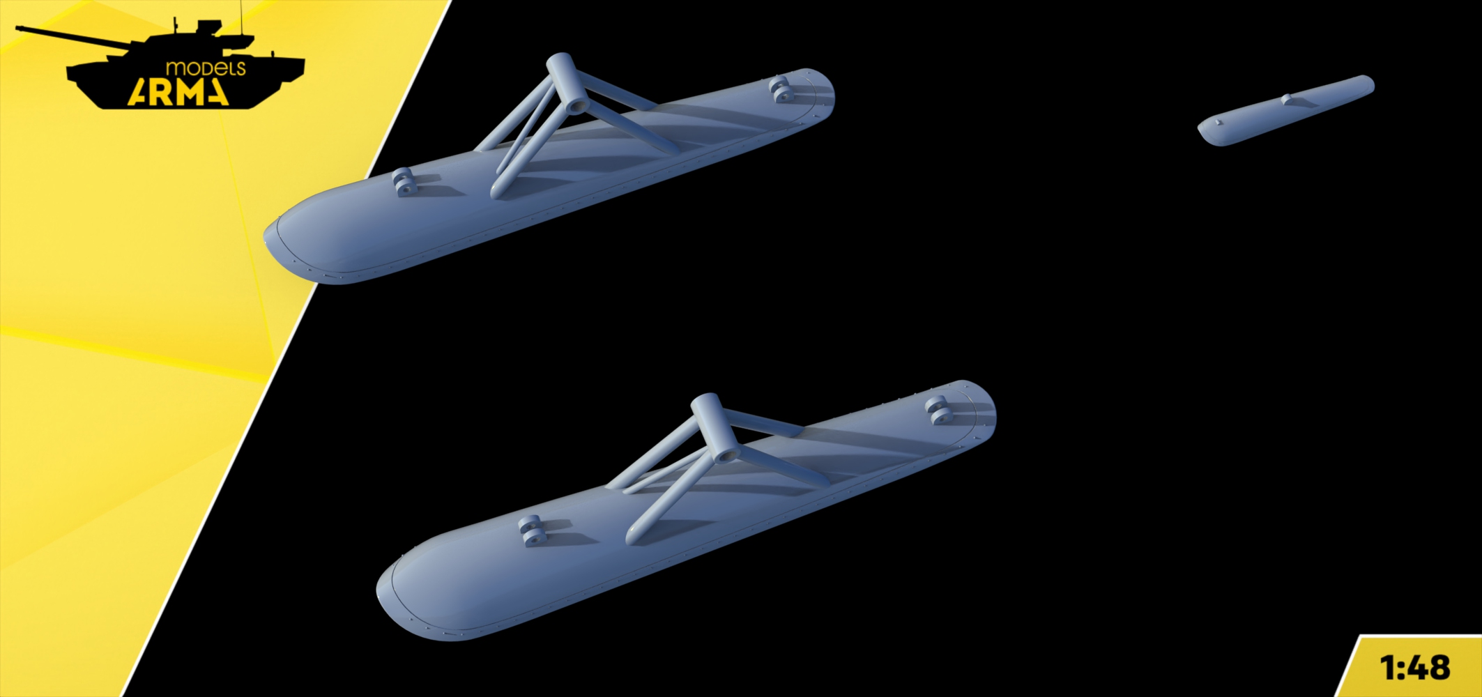 AM48296 Лыжи для И-16