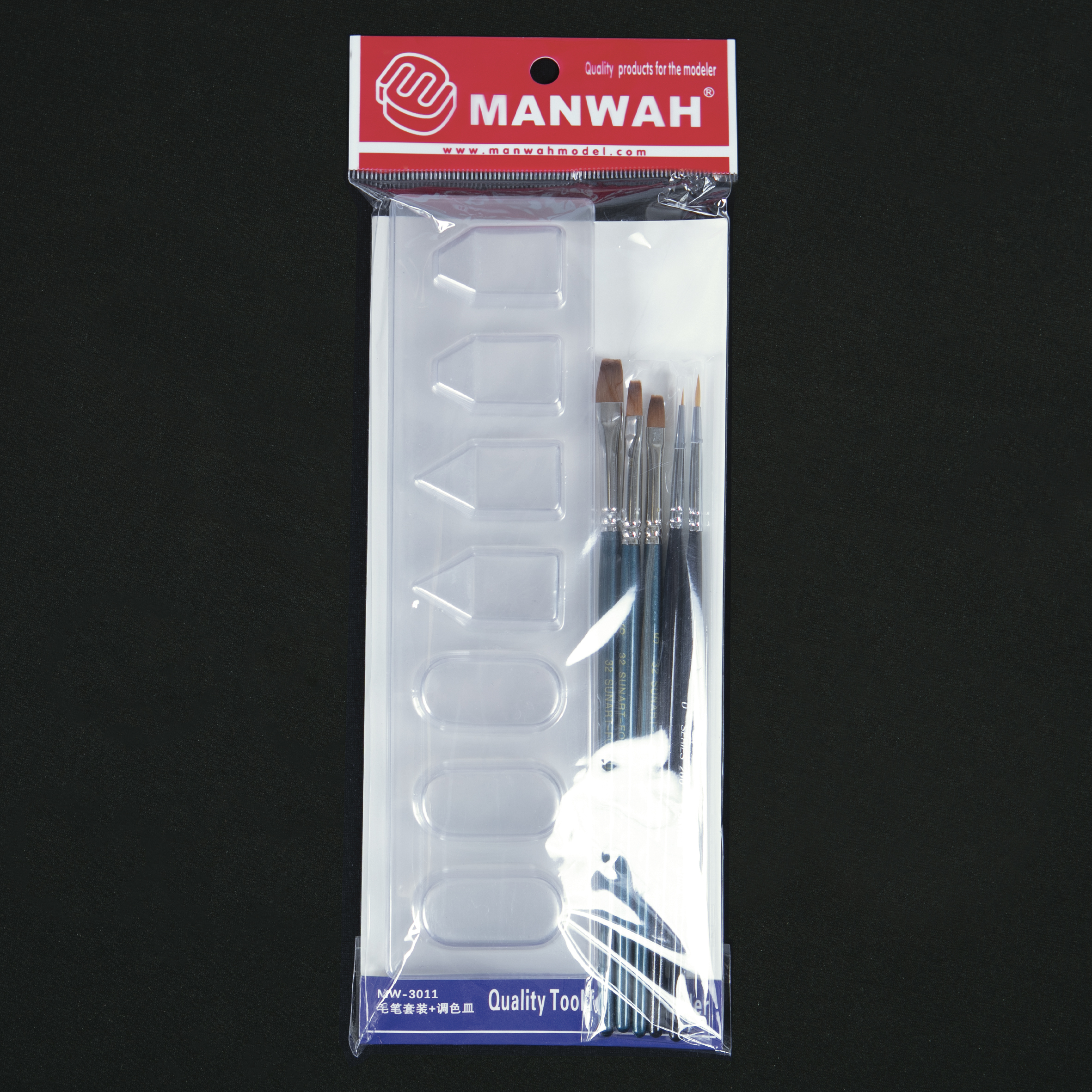 MW-3011 Набор кистей с палитрой