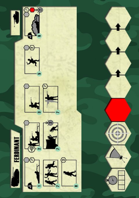 6195 Немецкая САУ Фердинанд Звезда