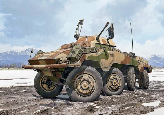 6757ИТ Бронеавтомобиль Sd.Kfz. 234/1 Italeri