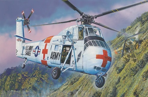 02883P Американский военно-спасательный вертолет CH-34 Trumpeter