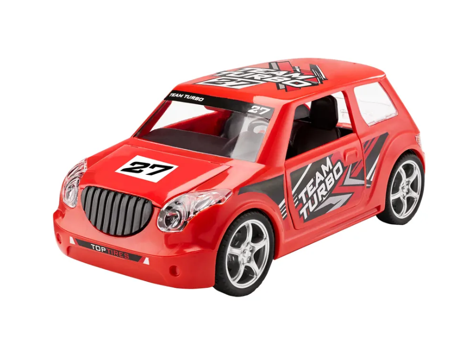 00831RE Раллийный автомобиль JUNIOR KIT Pull Back Rallye Car, красный Revell