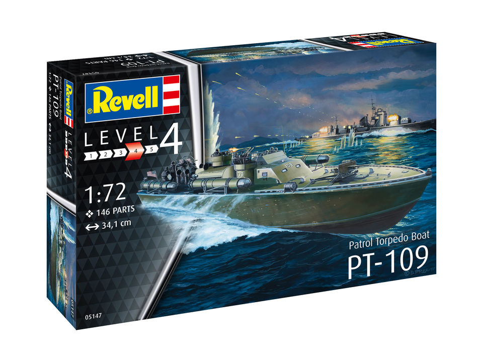 65147RE Набор Торпедный катер Model Set Patrol Torpedo Boat PT-109 Revell