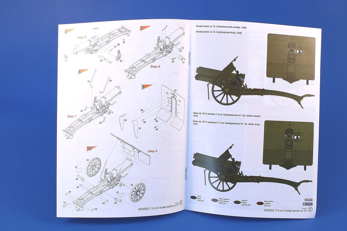 SA35002 7,5 cm horsky kanon vz.15 / 7,5 cm Gebirgskanone M.15 Special Hobby