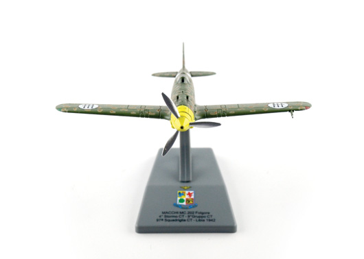 48209ИТ Самолет MACCHI MC.202 Folgore 4°St. 9°Gr. 1:100 Die Cast Italeri
