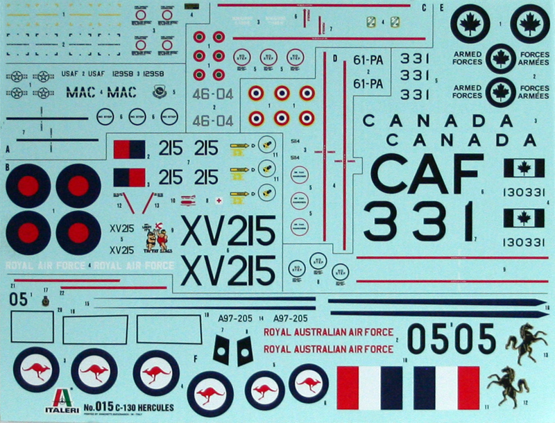 015ИТ Самолет C-130 E/H Hercules Italeri