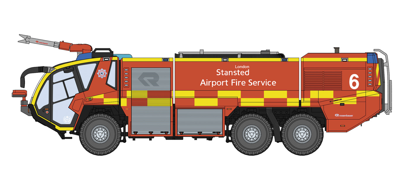 52286 Пожарная машина Rosebauer Panther 6x6 Airport Crash Tender World Panther Hasegawa