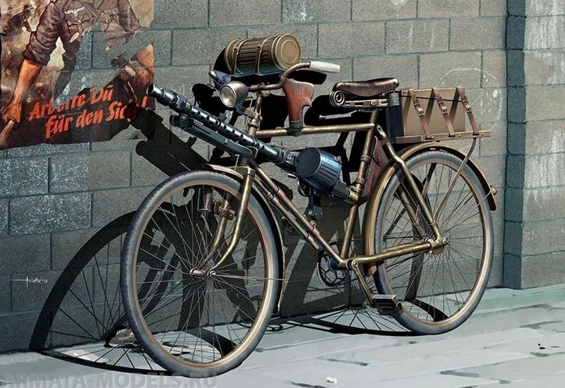 Набор фигурок MB35165 Немецкий военный велосипед, период Второй мировой войны  Master Box (MB)