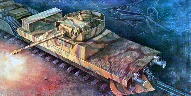 00368 Артиллерийский броневагон  Trumpeter