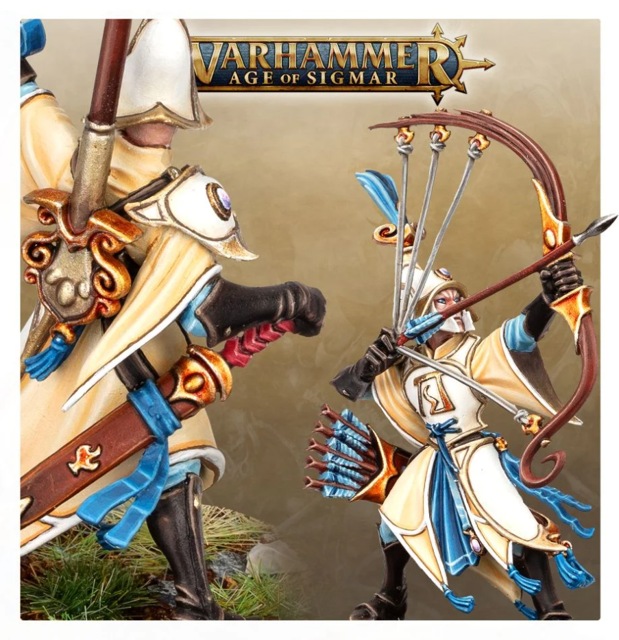 87-58GW Набор Люминеты, Повелители Владений. Аураланские Стражи (Lumineth Realm-lords: Vanari Auralan Sentinels)