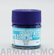 H005  Краска водоразбавляемая художественная т.м. MR.HOBBY  10мл  BLUE