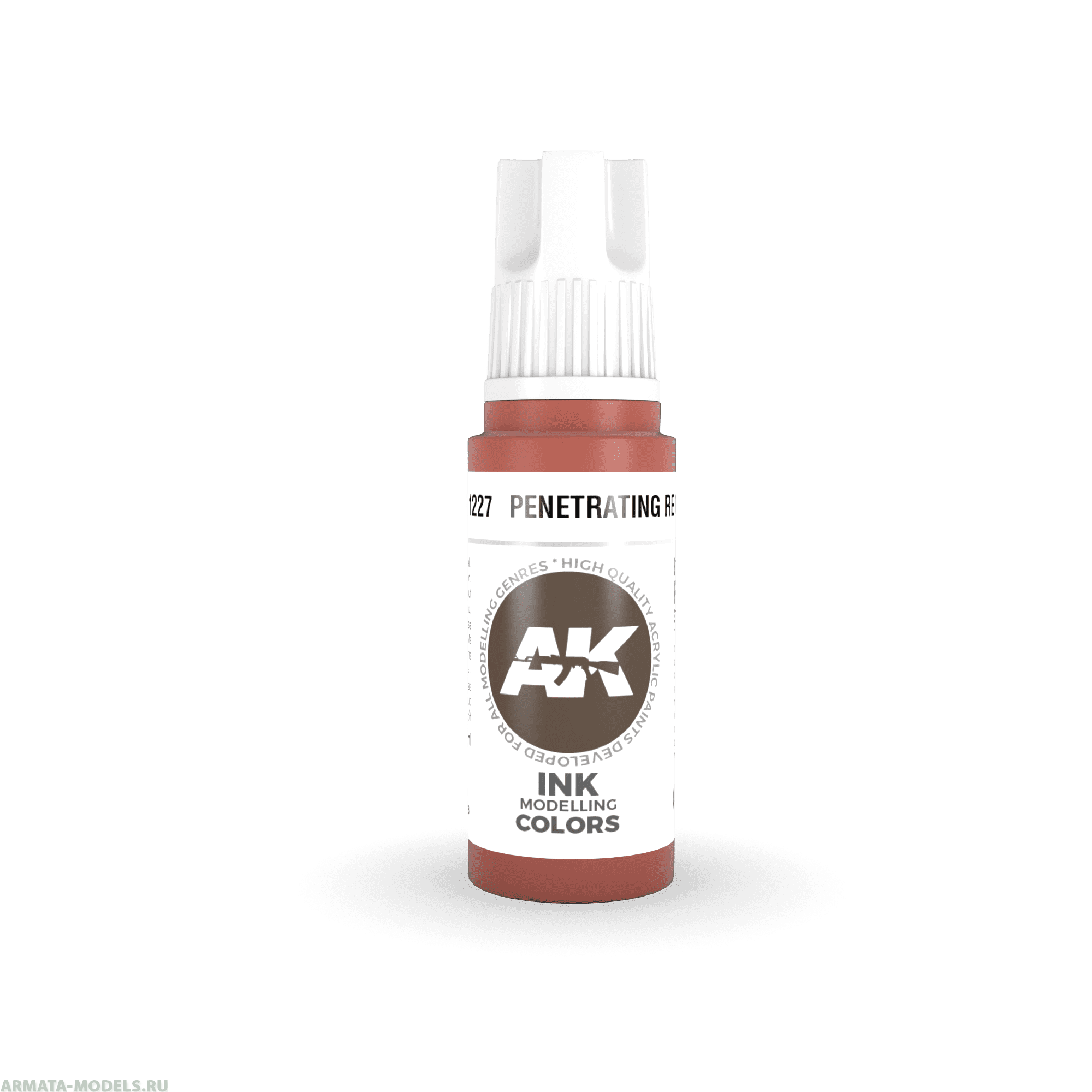 AK11227 Краска акриловая Penetrating Red INK 17ml