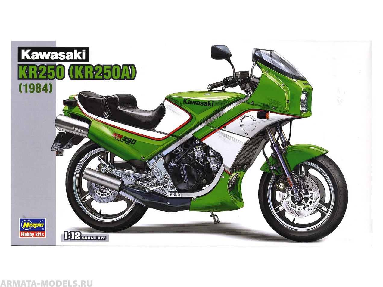 21512-Мотоцикл Kawasaki KR250 (KR250A) Hasegawa