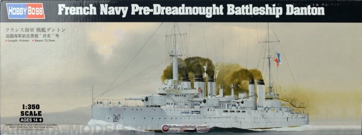 86503 Корабль	French Navy Pre-Dreadnought Battleship Danton 1/350 Hobby Boss