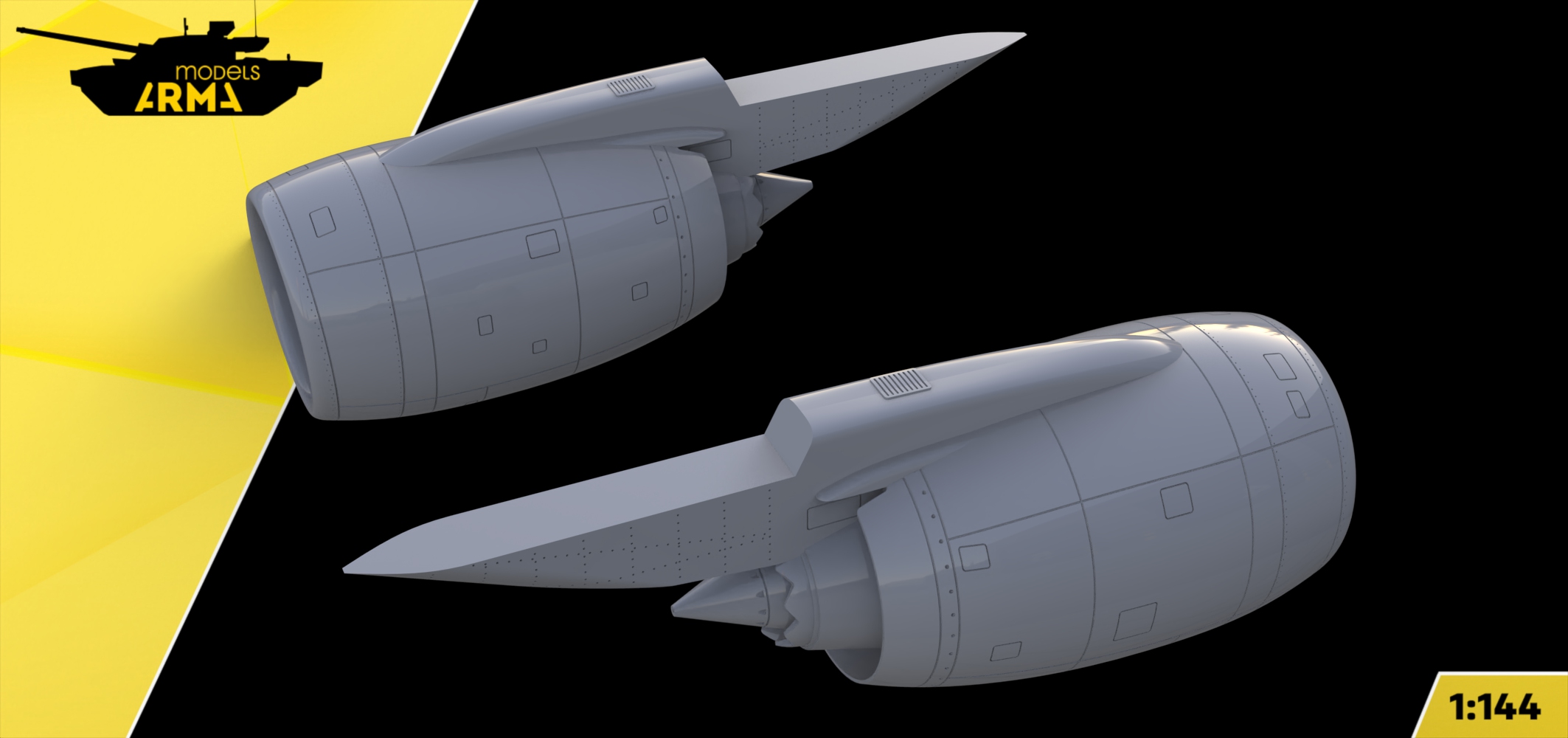 AM14420 Двигатели ПД-14, 1/144