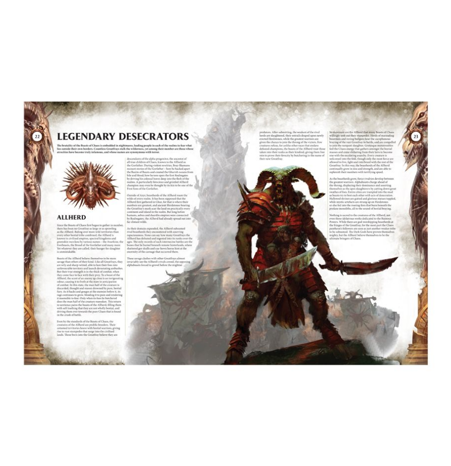 81-01-60GW Боевой Том. Звери Хаоса (тв.обл., англ.) (Battletome: Beasts of Chaos (HB, Eng))