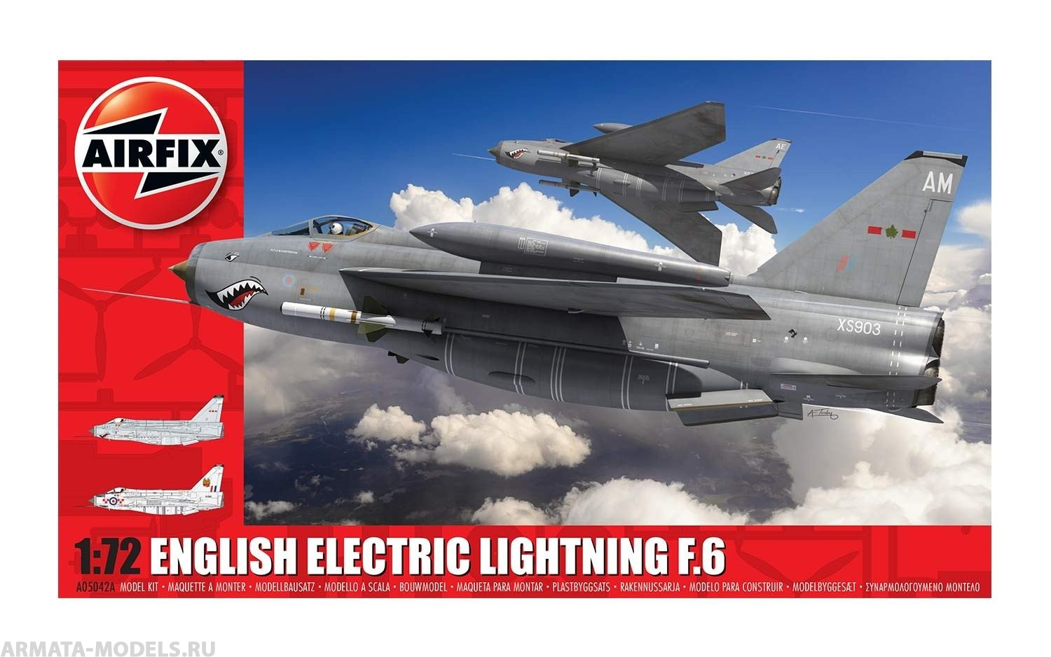 A05042A Перехватчик English Electric Lightning F6 Airfix