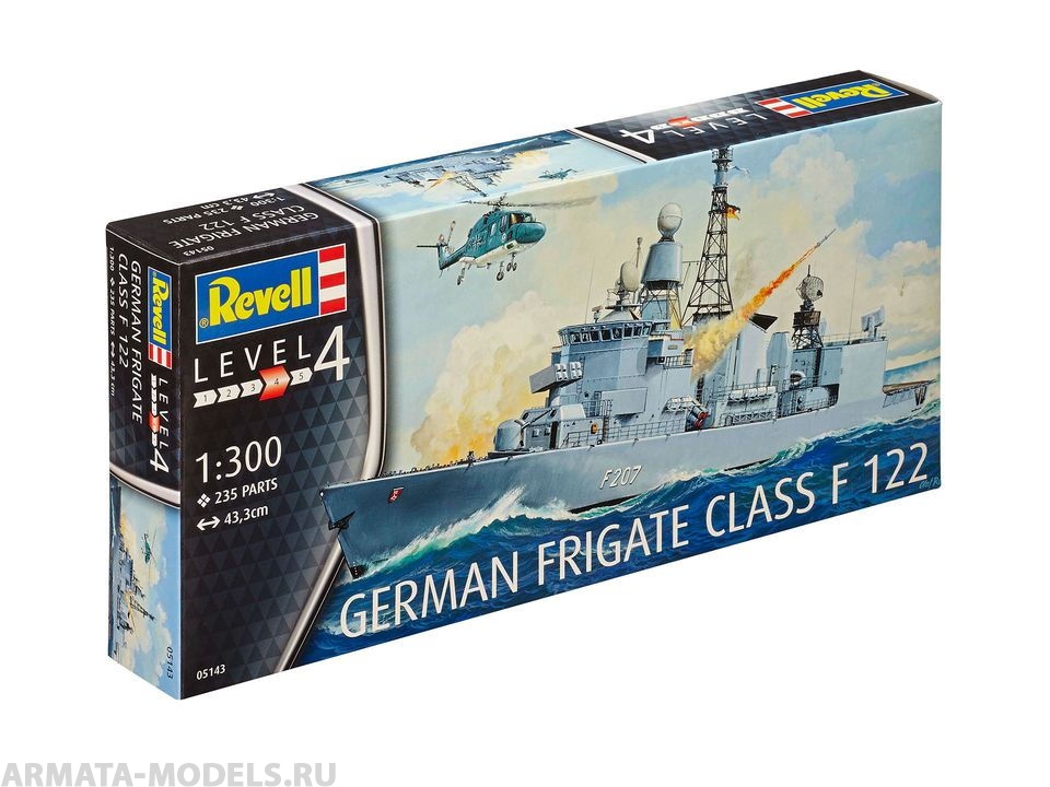 05148 Ракетный катер типа «Альбатрос» ВМС Германии Revell