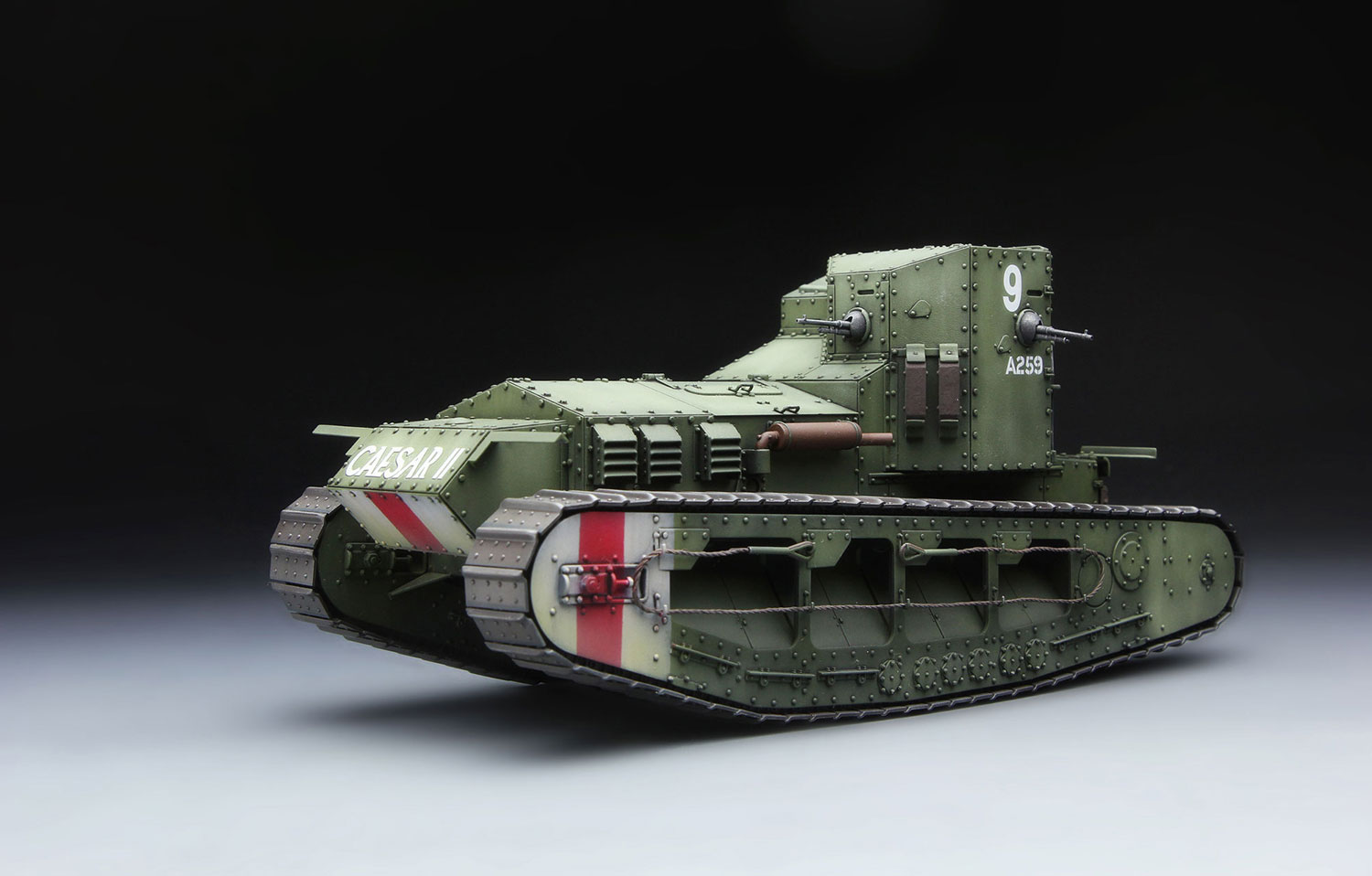 TS-021S British Medium Tank Mk.A Whippet & British Infantry Meng