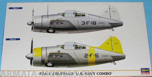 00968 Самолет  F2A -1/2 BUFFALO Hasegawa
