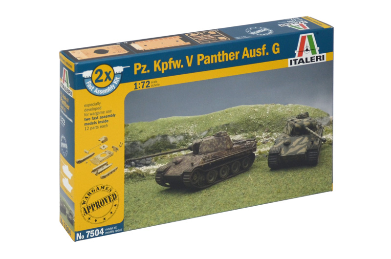 7504ИТ Танк Pz..Kpfw. V Panther  Ausf.G Italeri