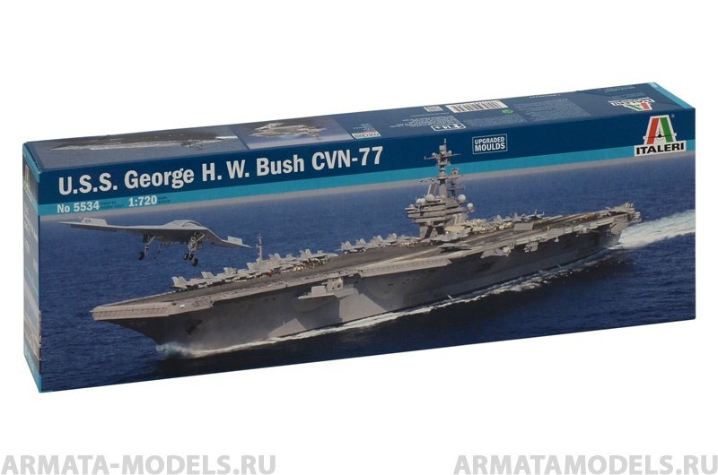 5534ИТ Корабль U.S.S George H.W. Bush C Italeri